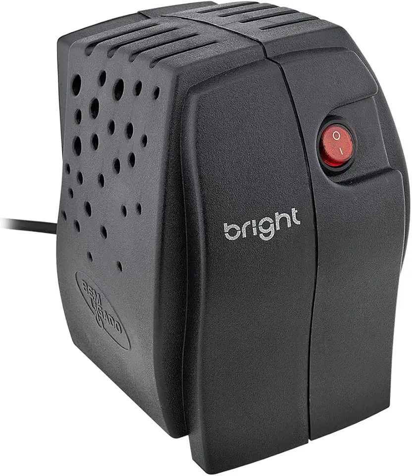 Bright Protetor Eletrônico, 500VA, Bivolt, Com Indicador Luminoso, Padrão NBR 14136, Frequência 60 Hz, 4 Tomadas