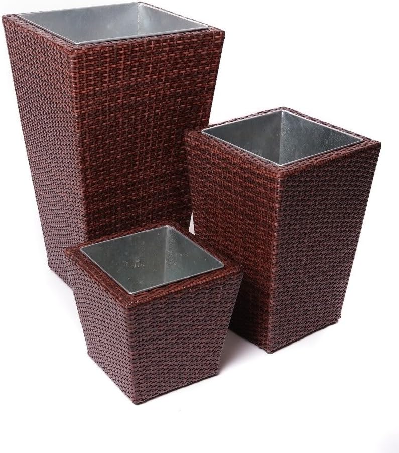 RST Brands OP-PEPS03 Woven Planter Set