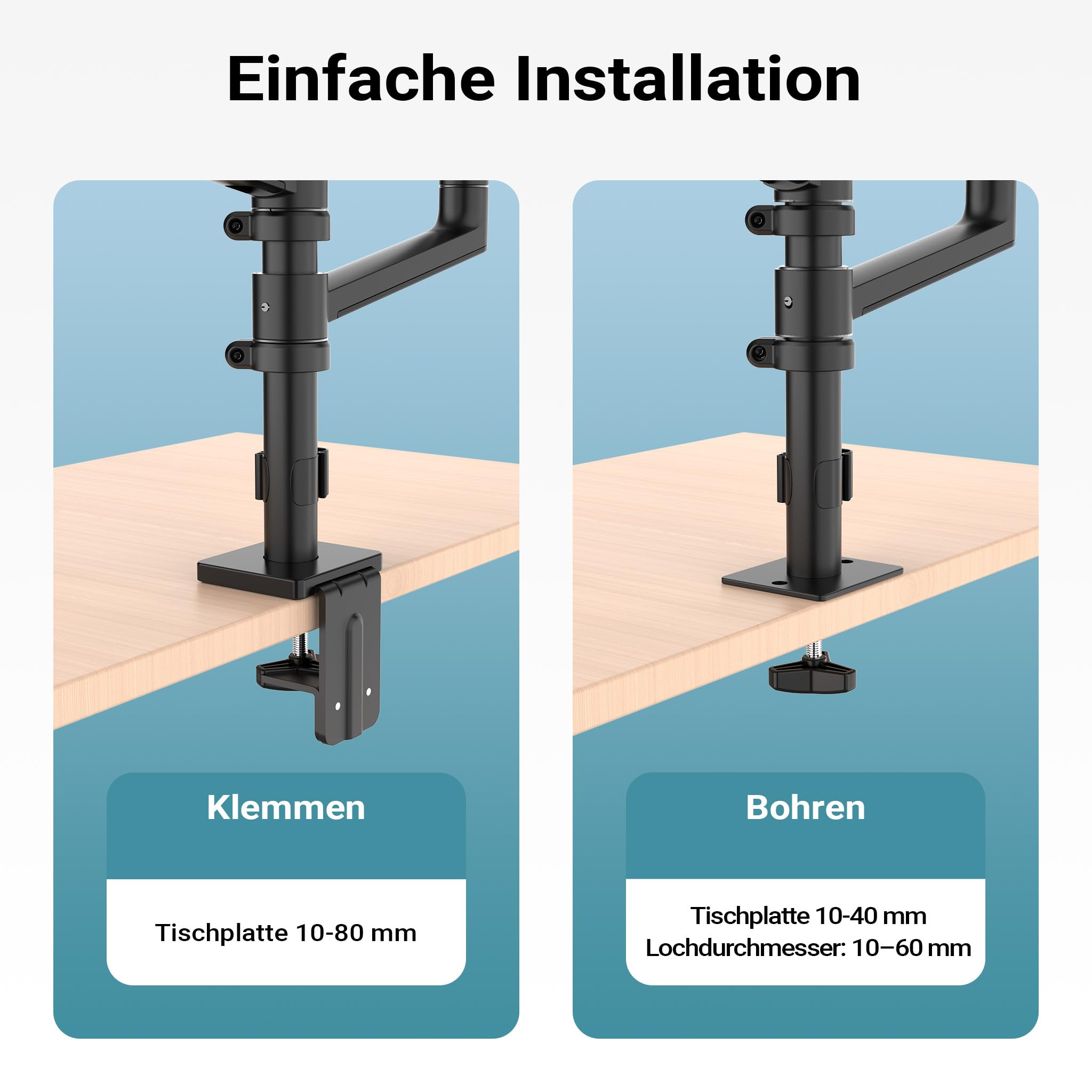 Wiltec 4 in 1 Tischstativ, Multifunktionales Kamera Stativ mit Tischklemme, Ringlicht mit Stativ 3 Farbmodi, Mobile Halterung für Streaming Setup