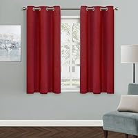 Vista 63 de MYSKY HOME - Cortinas opacas amarillas para sala de estar y dormitorio, cortinas de 84 pulgadas de largo, con ojales, cortinas de oscurecimiento