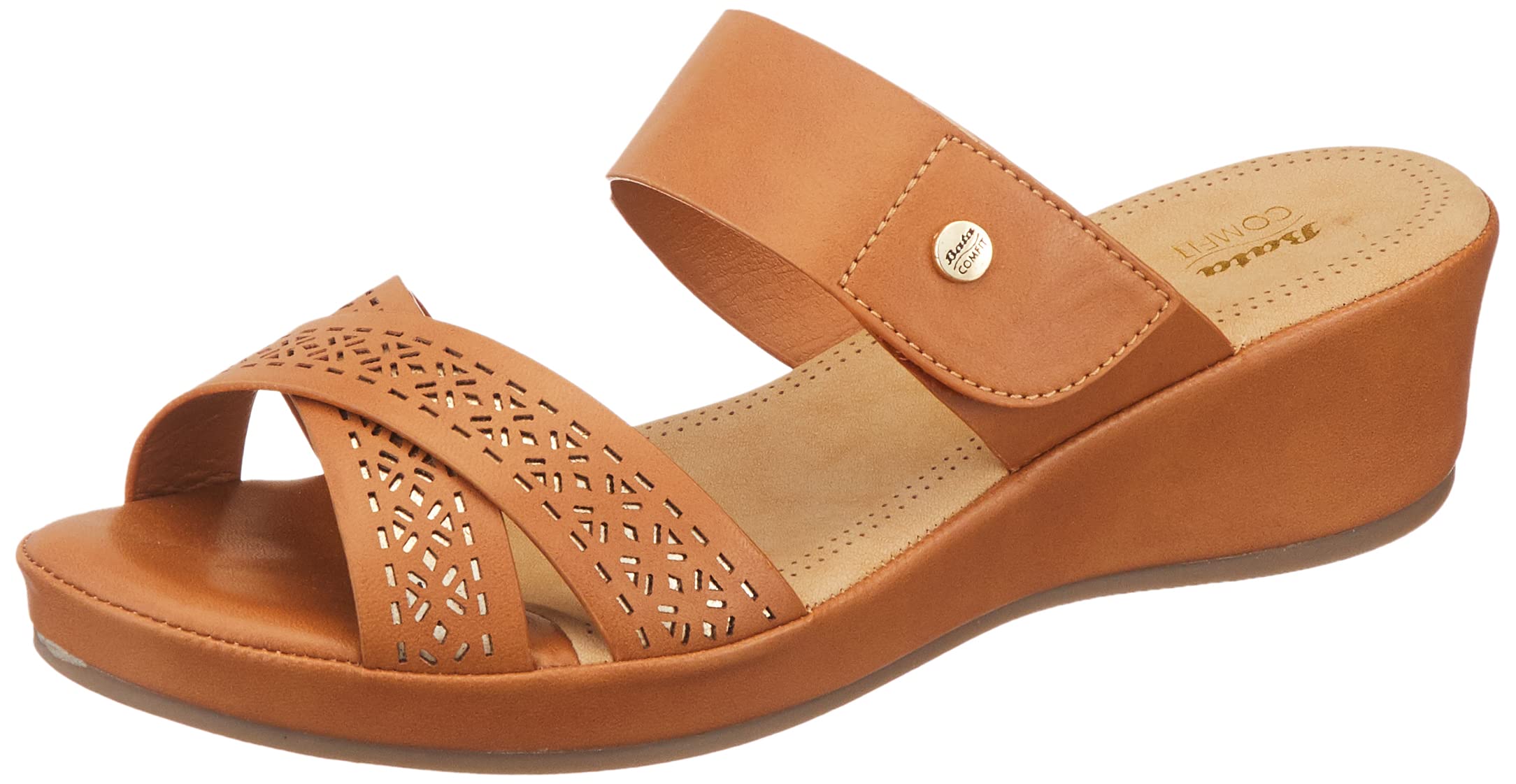 Bata Womens Bettina Laser Mule Light Brown Slipper-4 Kids UK (6713078) (B091Q7VLQF) Amazon Price History, Amazon Price Tracker