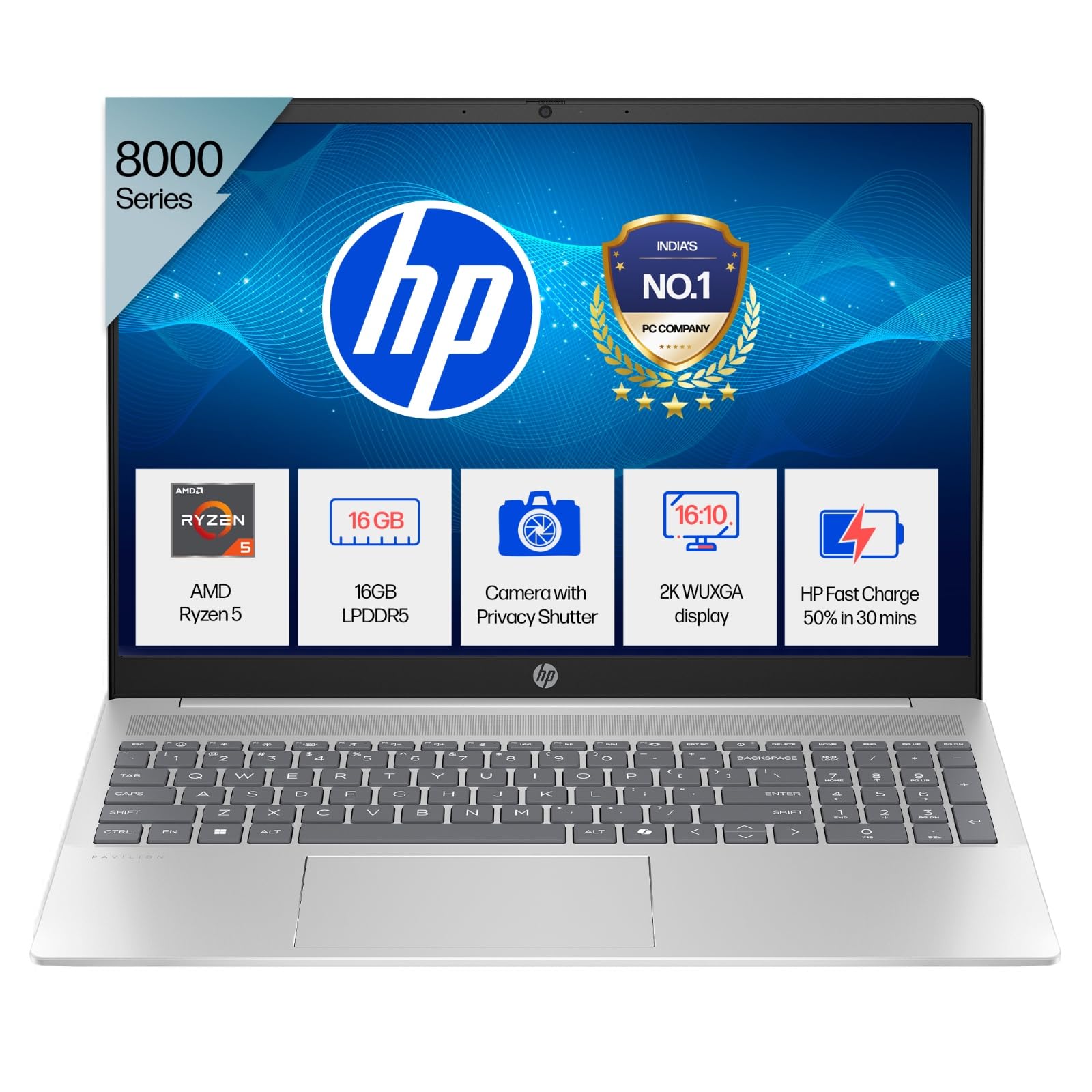 HP Pavilion, AMD Ryzen 5 8540U, 16GB LPDDR5, 512GB SSD, (Win 11