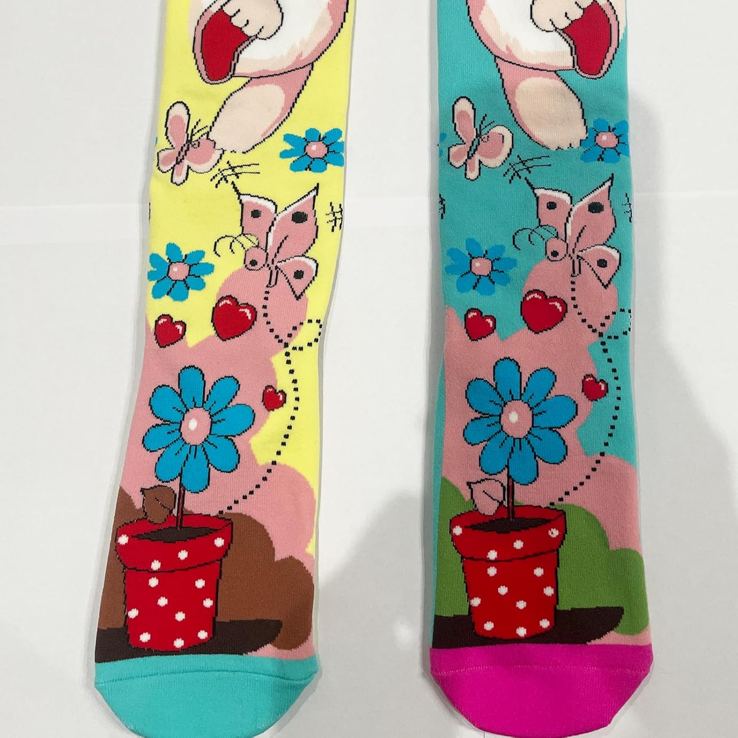 Crazy Socks for Girls Kids Knee High 3D Funny Wacky Mismatched Socks for Crazy Sock Day Novelty Gifts - Image 8