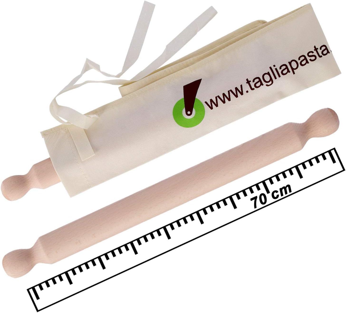 mattarello in legno per argilla