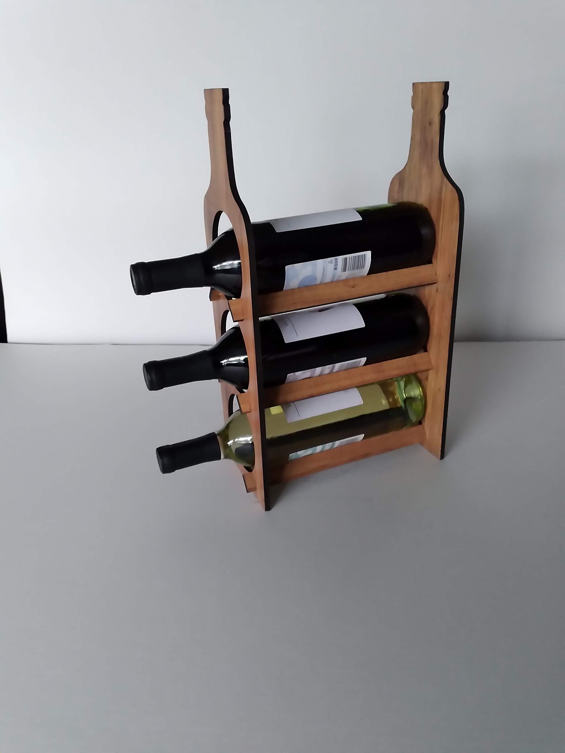 Amazon｜N A IDEA COMPANY ワインラックスタンド ボトル3本用｜ワイン