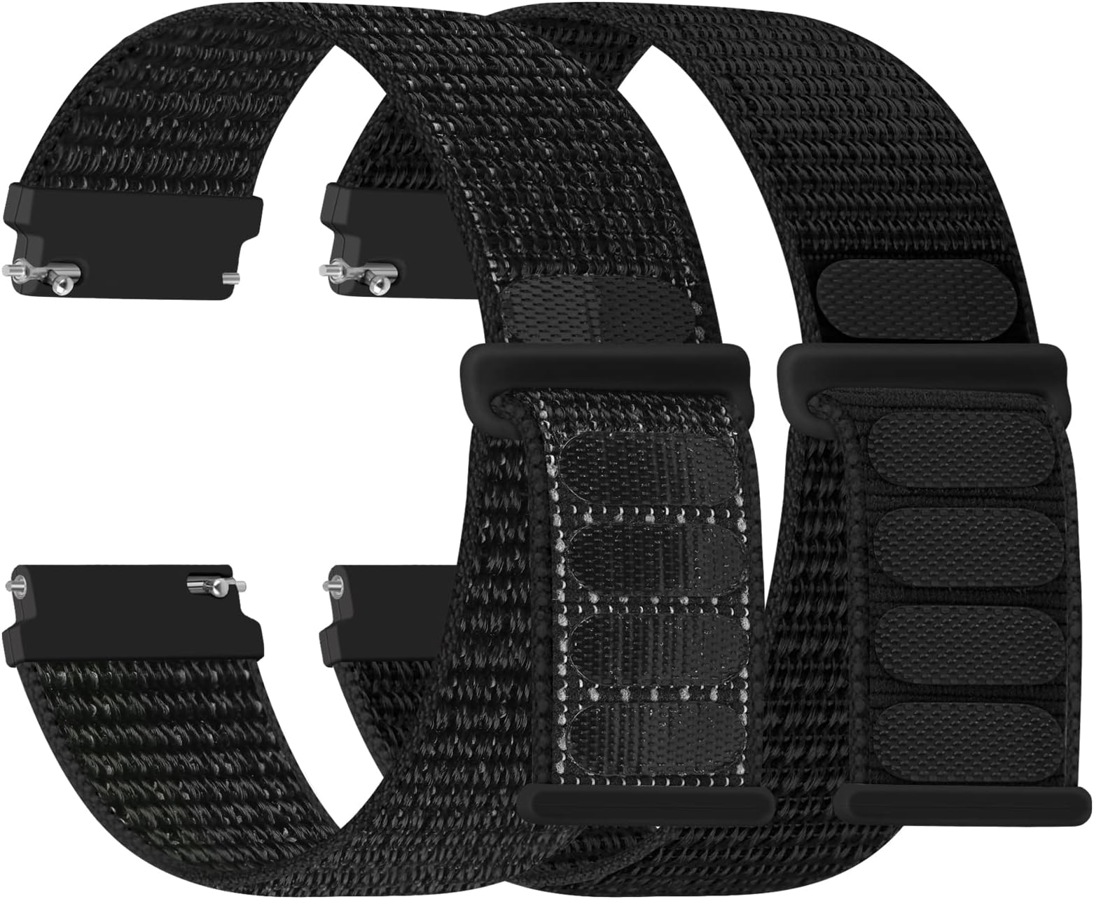 16mm 18mm 20mm 22mm Quick Release Nylon Band Compatible with Samsung Galaxy Watch 3 45mm/Galaxy Watch 46mm/Gear S3 Frontier/Classic/Garmin Venu 3/Venu 2/Vivoactive 4/Fossil Gen 6 44mm Bands