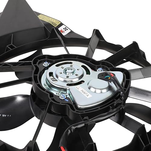 Miniatura 4 de DNA MOTORING OEM-RF-0408 Conjunto de ventilador de refrigeración de radiador de estilo de fábrica compatible con 17-21 Jeep Compass 2.4L