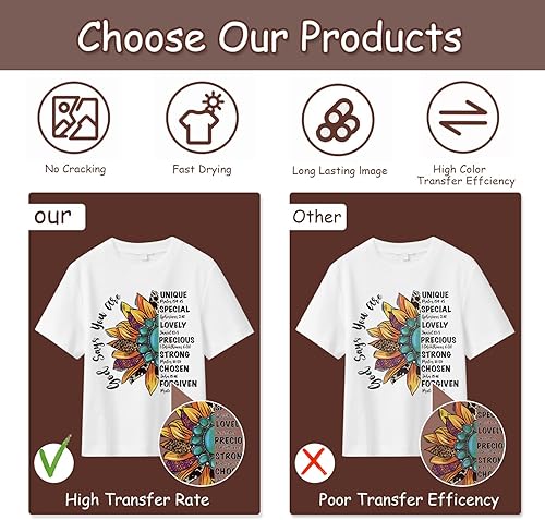 Miniatura 5 de Paquete de 4 calcomanías de vinilo de transferencia térmica de Jesús para ropa, parches de gran tamaño, calcomanías de vinilo de transferencia de