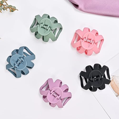 Miniatura 4 de Lolalet Paquete de pinzas para el cabello con organizador de clips de garra