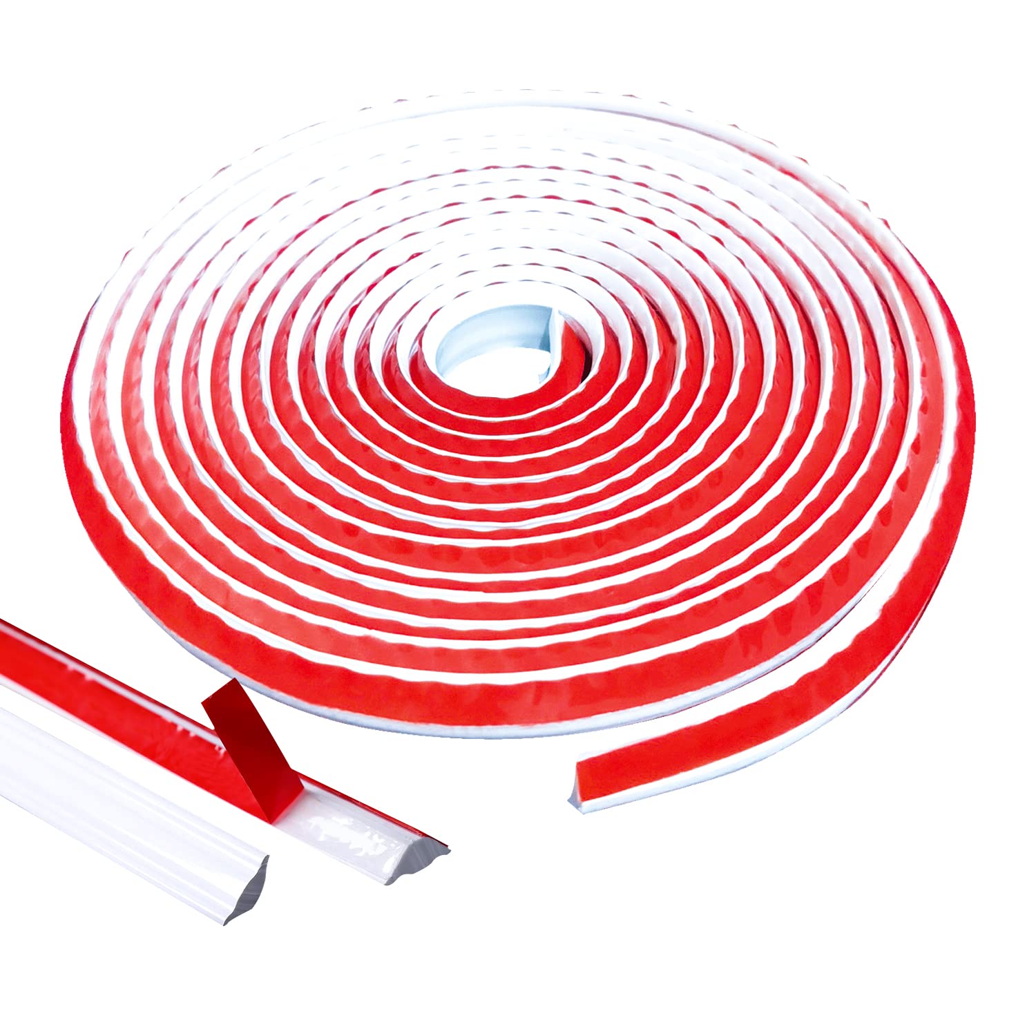 Flexible Peel and Stick Caulk Trim Molding, 10 FT Self Adhesive Quarter