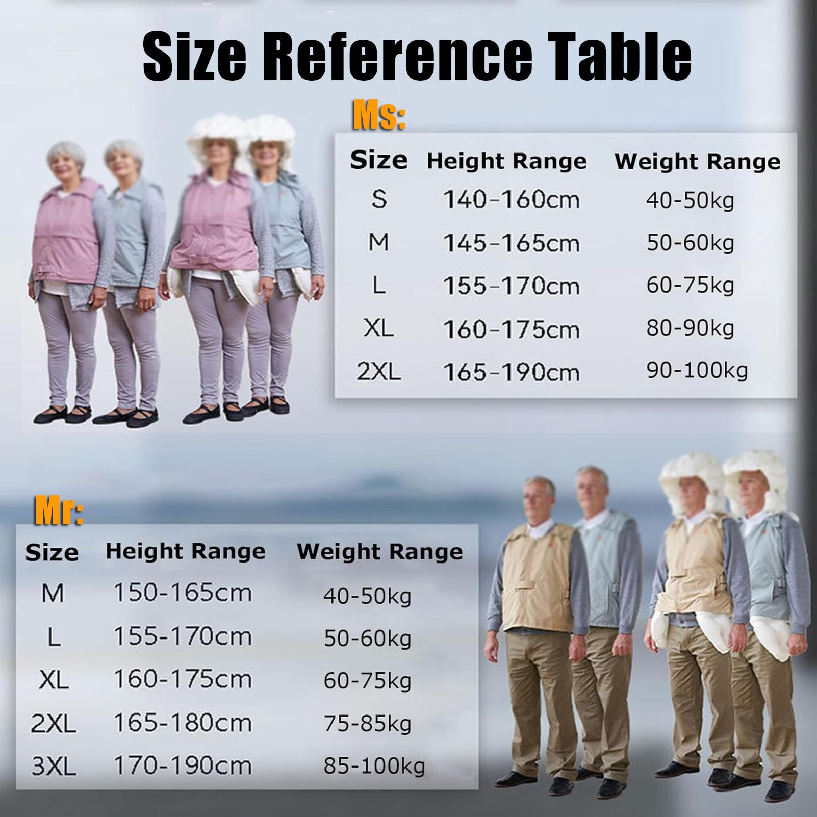 Chaleco AnticaíDas Para Personas Mayores, Chaqueta De Ciclismo Con Airbag, Equipo De ProteccióN Inteligente Para RehabilitacióN Con Airbag Y Alarma De Monitoreo Remoto Por AplicacióN,Pink(Ms)-S