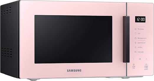 Samsung MG23T5018CP Forno Microonde, 23 Litri, 1200 W, Grill Fry, con  Piatto Doratore, Glass Design, Cipria : Amazon.it: Casa e cucina
