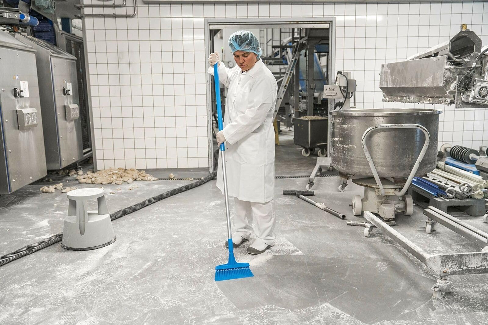 Vikan aluminium bleu manche 150 cm