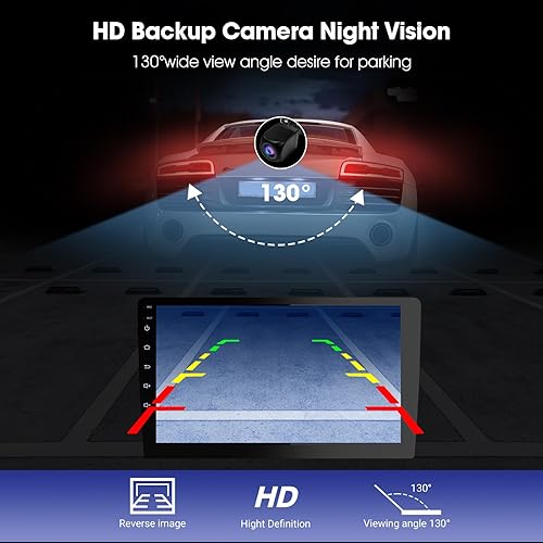 Miniatura 15 de Carplay - Pantalla inalámbrica para automóvil, CarPlay inalámbrico de 9 pulgadas y Android Auto, cámara de respaldo, estéreo de automóvil de doble