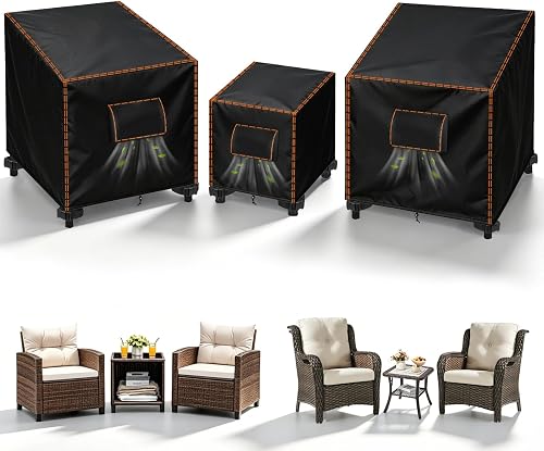 SUNICO 3-Piece Patio Set