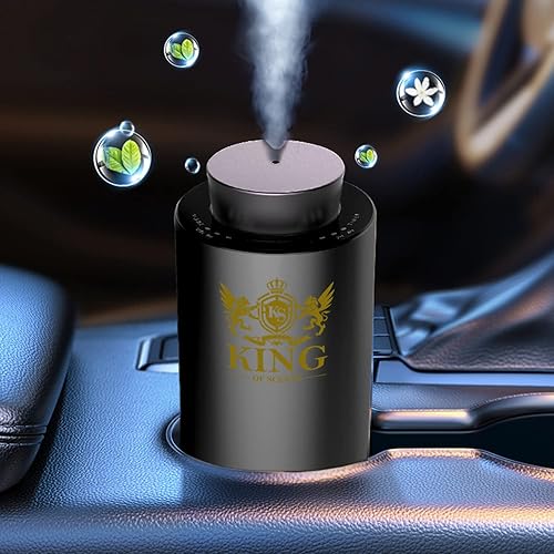 Difusores para aceites esenciales, habitación grande, hotel, viaje, regalo de Pascua (difusor de coche (negro))