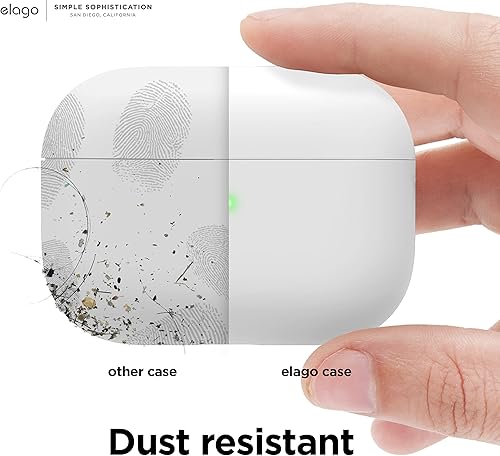 Miniatura 4 de elago Funda híbrida líquida compatible con AirPods Pro de 2 generación con cordón, compatible con AirPods Pro 2, protección de triple capa,