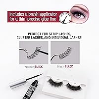 Vista 4 de i•ENVY Súper fuerte adhesivo para pestañas, impermeable, pegamento para pestañas de larga duración de 48 horas, sin látex, hipoalergénico, de secado