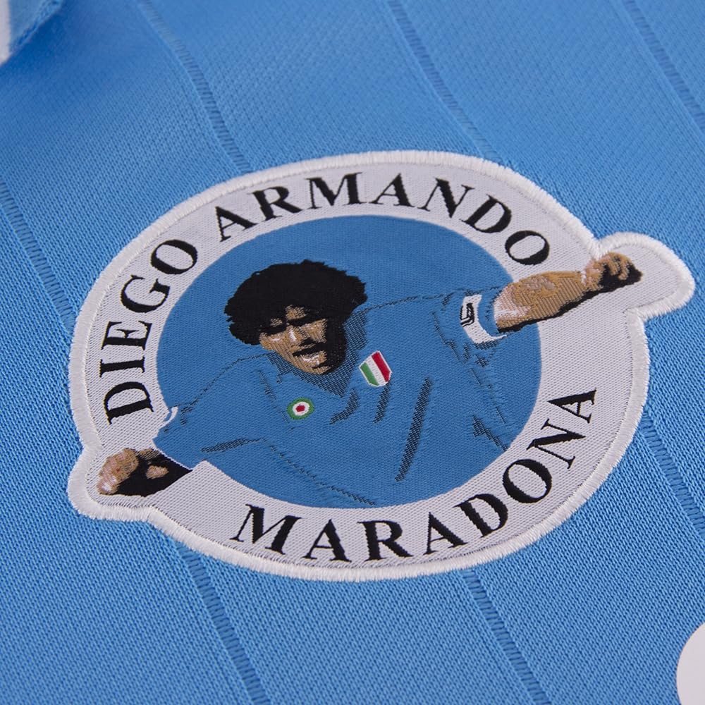 Copa - Maradona X Napoli 1986-87 - Camiseta de Fútbol Retro - Hombre - Azul