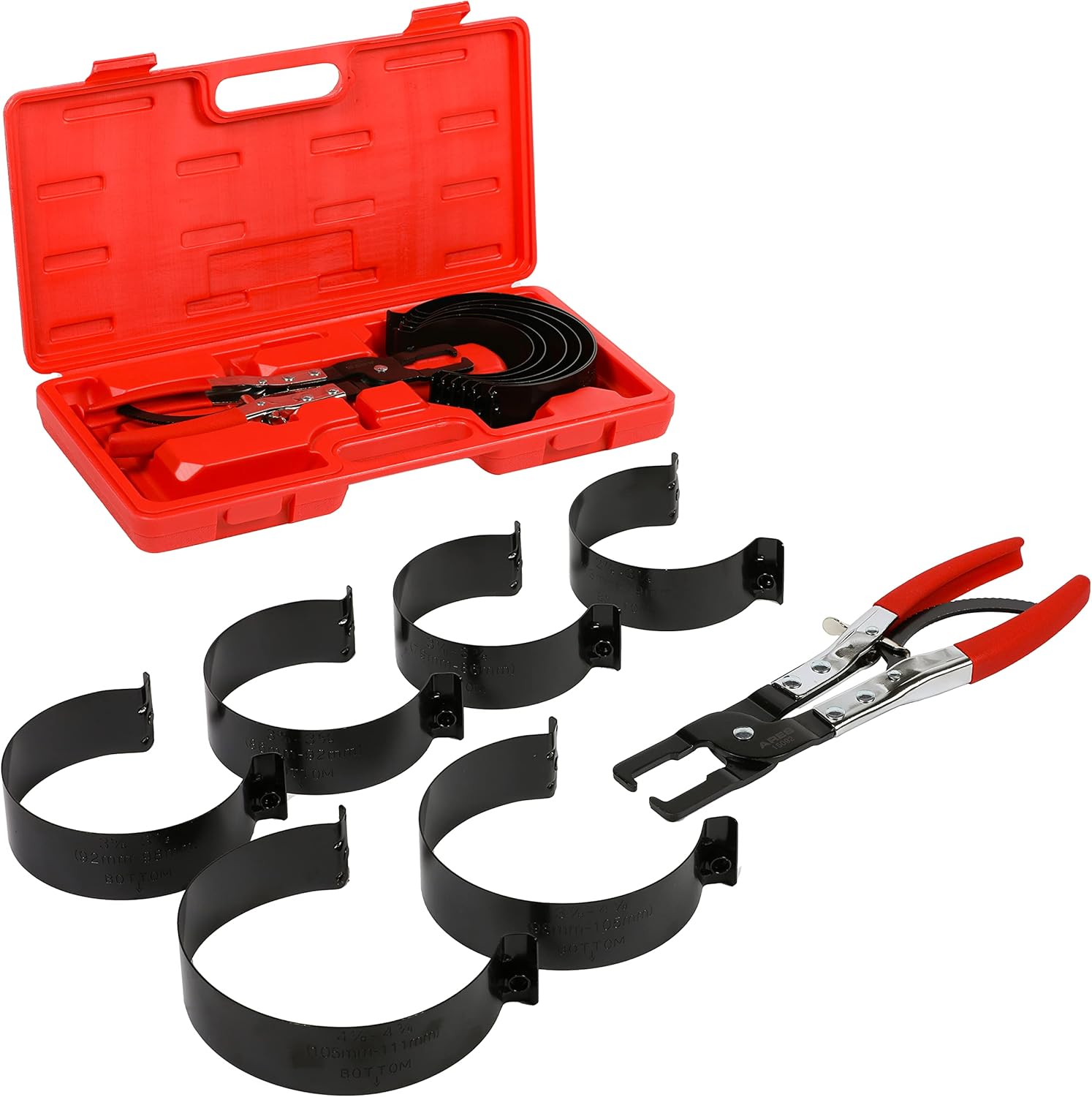 ARES 15092 Master Piston Ring Compressor Kit Heavy Duty