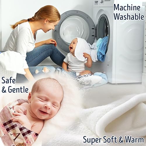 Miniatura 3 de Mantas de vaca Highland para niñas, mantas de bebé personalizadas con nombre, cosas de bebé, mantas occidentales de bebé rosa, mantas de bebé