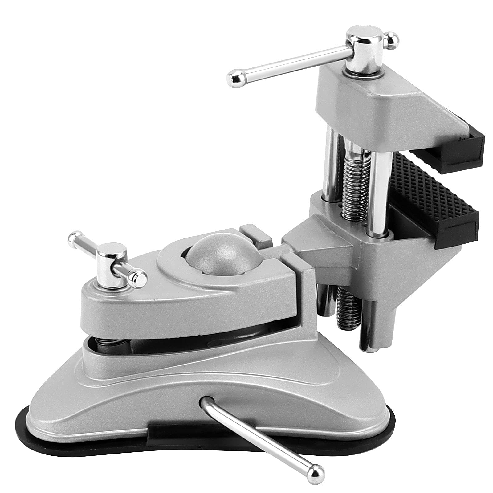 JOIKIT Mini Table Suction Vise, 2-3/4 Inch Jaw 360° Portable