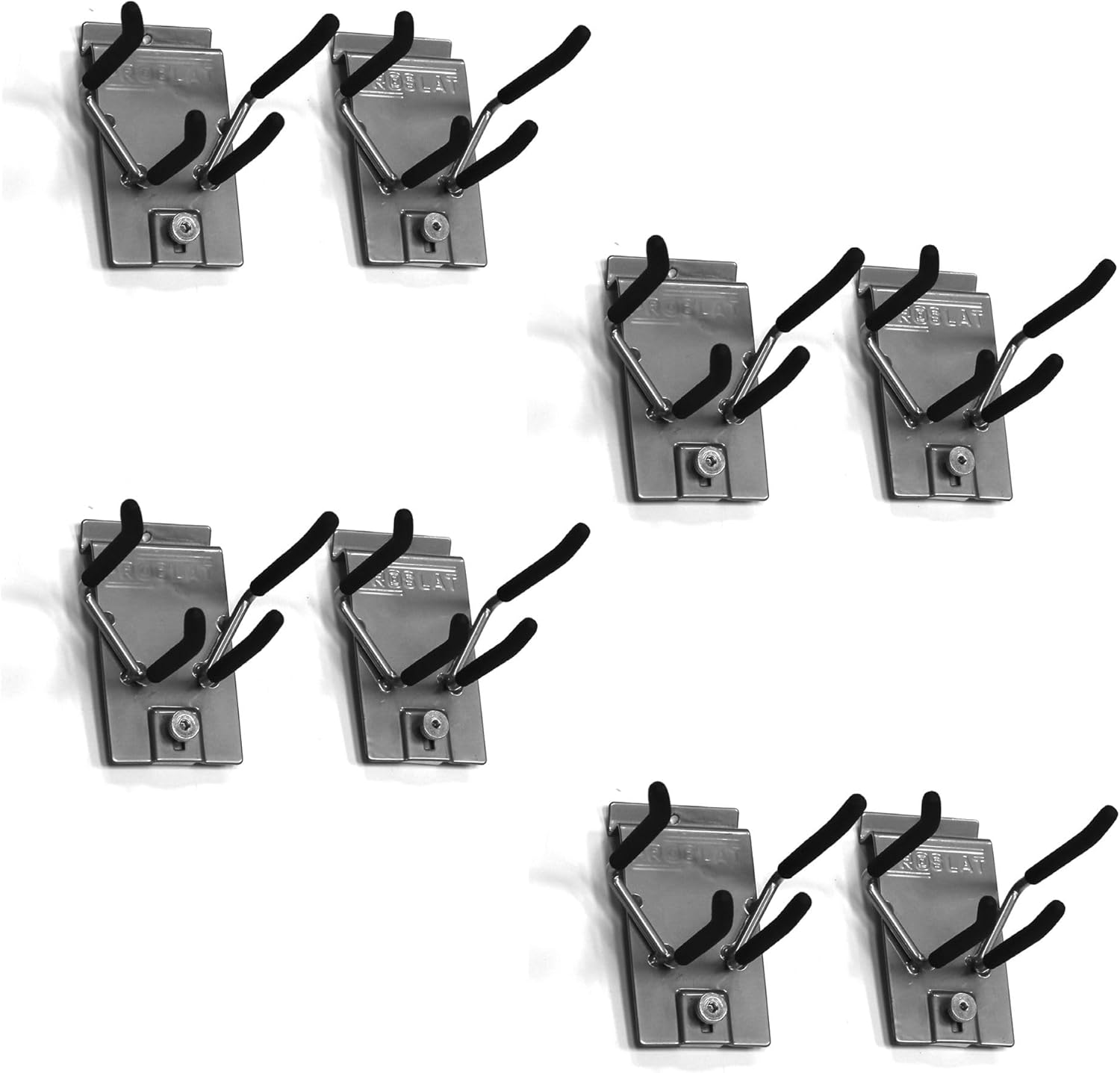PROSLAT 13315K Ski Rack Designed for Slatwall, 8Pack