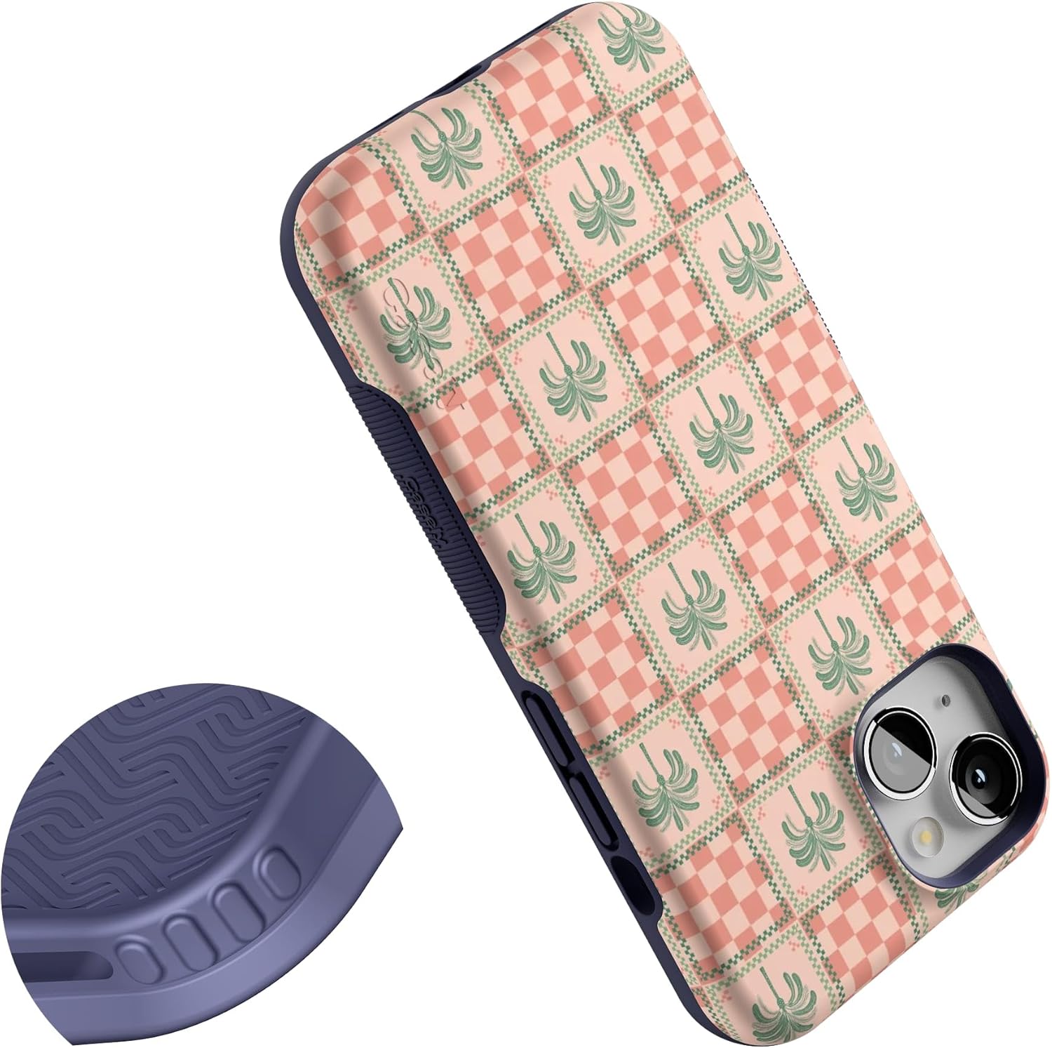 Casely iPhone 13 Case | The Social Club | Palm Beach | Bold Protective Design | Compatible with MagSafe