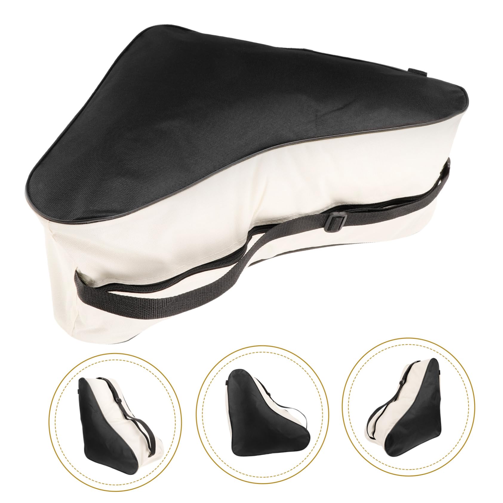 Mipcase Tasche für Rollschuhe schlittschuhtaschen Skate Bag Eislaufschuhe Organizer Schlittschuhe Tragetasche Rolltasche Lagerung Rollenträger Tragbarer Rollschuhhalter Oxford-Stoff