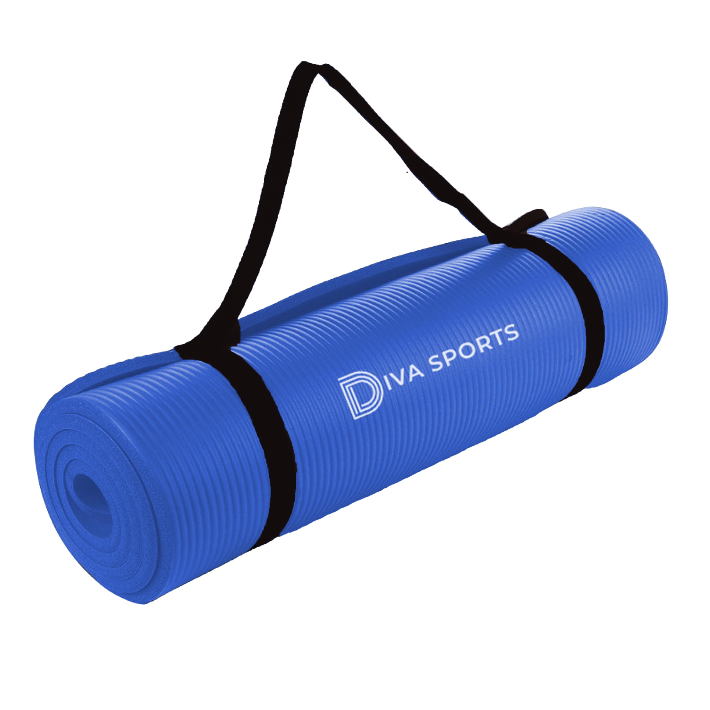 Yoga Mat Extra Thick 15mm Non-Slip Pilates Workout Exercise Mat Soft Mat Carry Strap