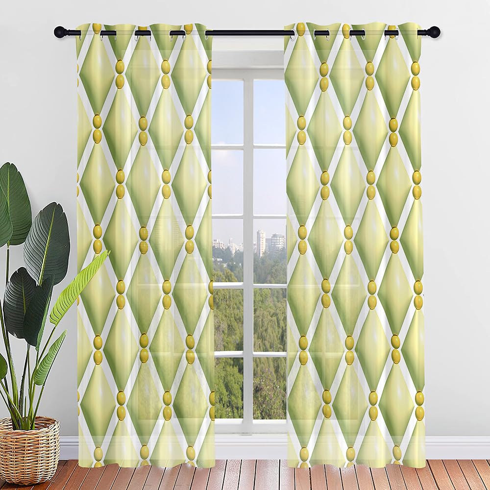 Sutuo Home Cortinas Bohemias De 63 Pulgadas Para Dormitorio, Sala De Estar, Cortinas Semiopacas De Lino