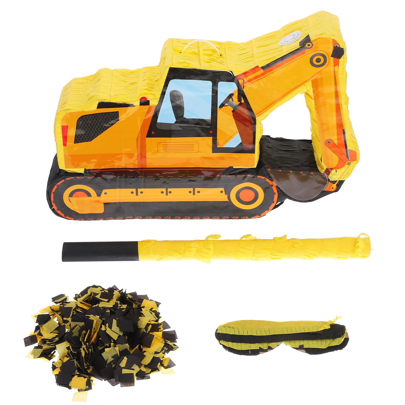 Piñata de Excavadora 1 Set de Papel para Fiesta Infantil