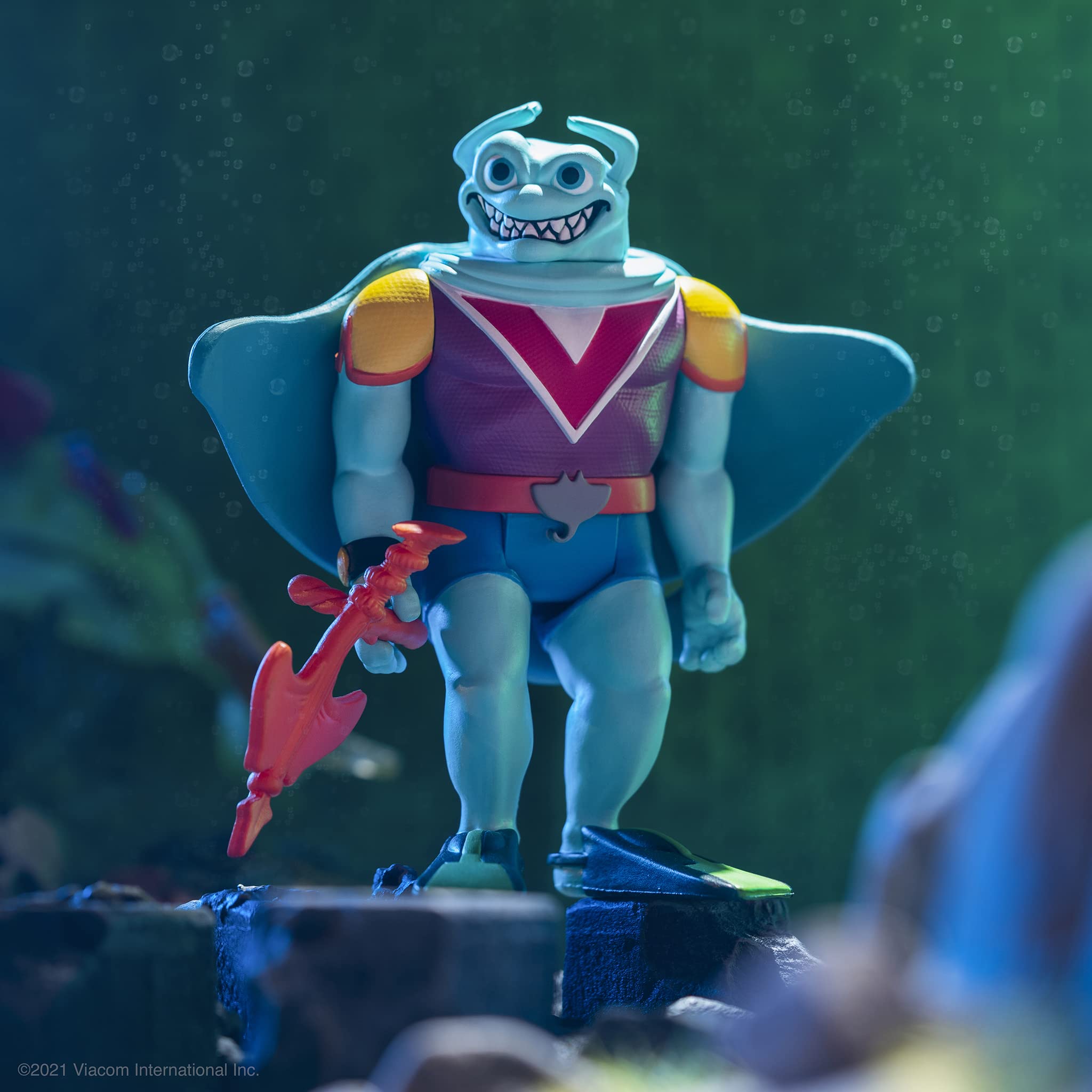 Figura De Acción Ray Fillet De Tortugas Ninja, De 10.2 Cm Con 11 Puntos De Articulación Y Cuchillo, Basada En La Película Mutant Mayhem