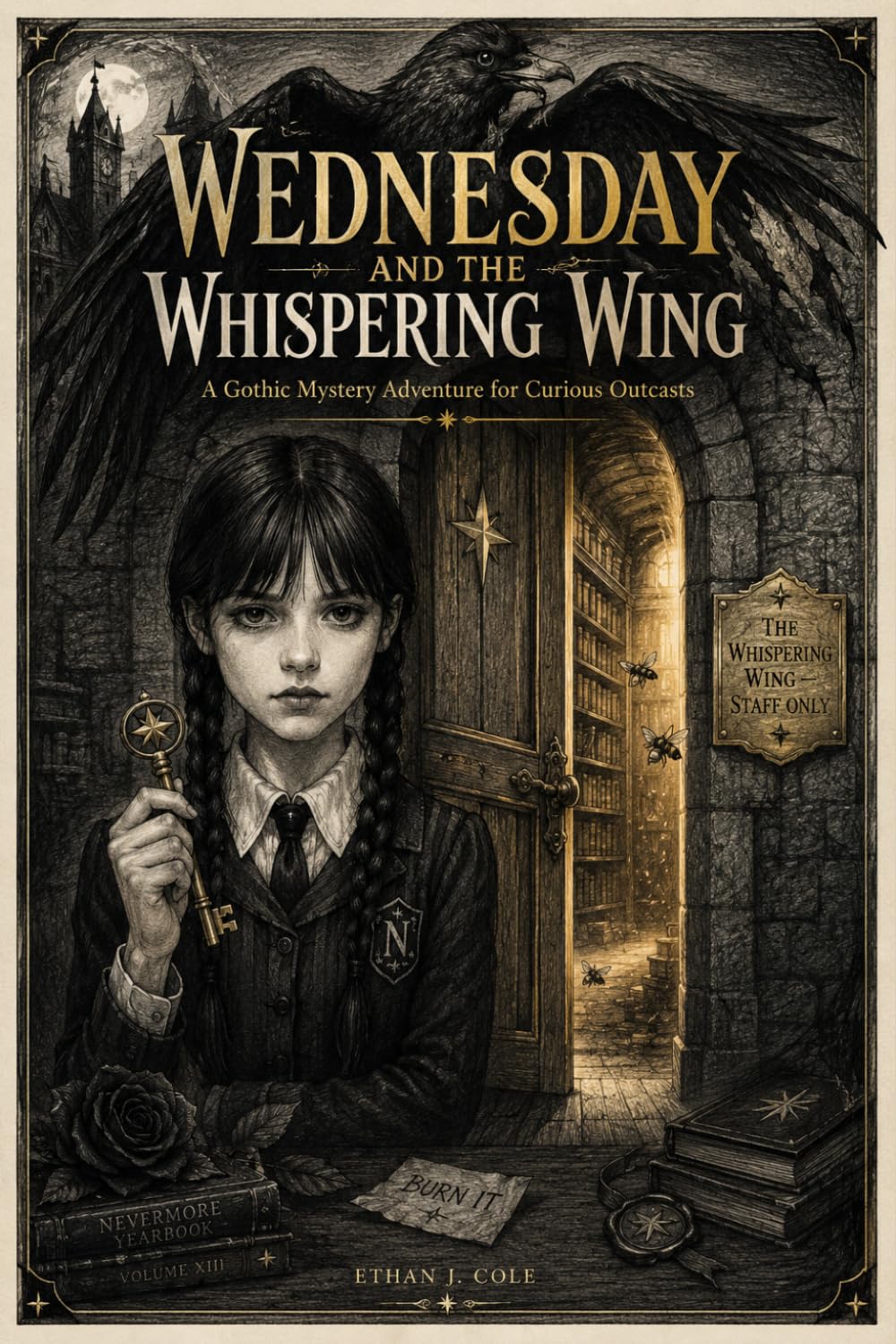 Wednesday and the Whispering Wing: A Gothic Mystery Adventure for Curious Outcasts