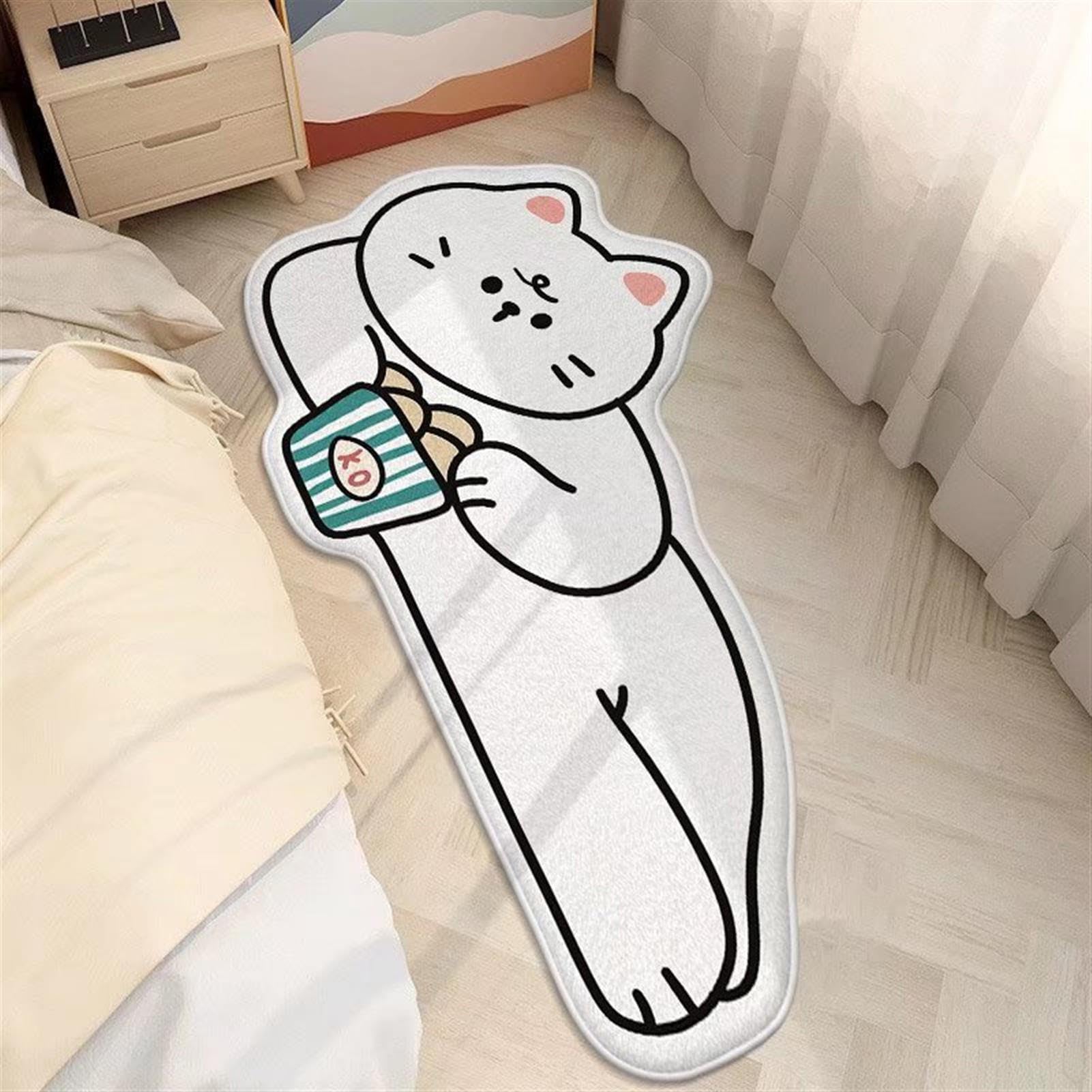 Tapis antidérapant pour salon doux lavable et résistant YURBBF
