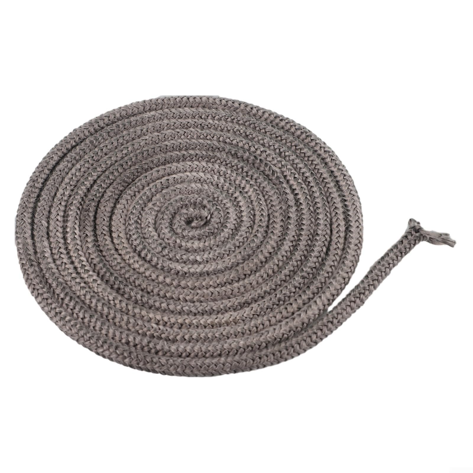Guarnizione in fibra di vetro da 3 m, per porta della stufa, 9 mm, per stufe, camini, bruciatori a legna, vetro