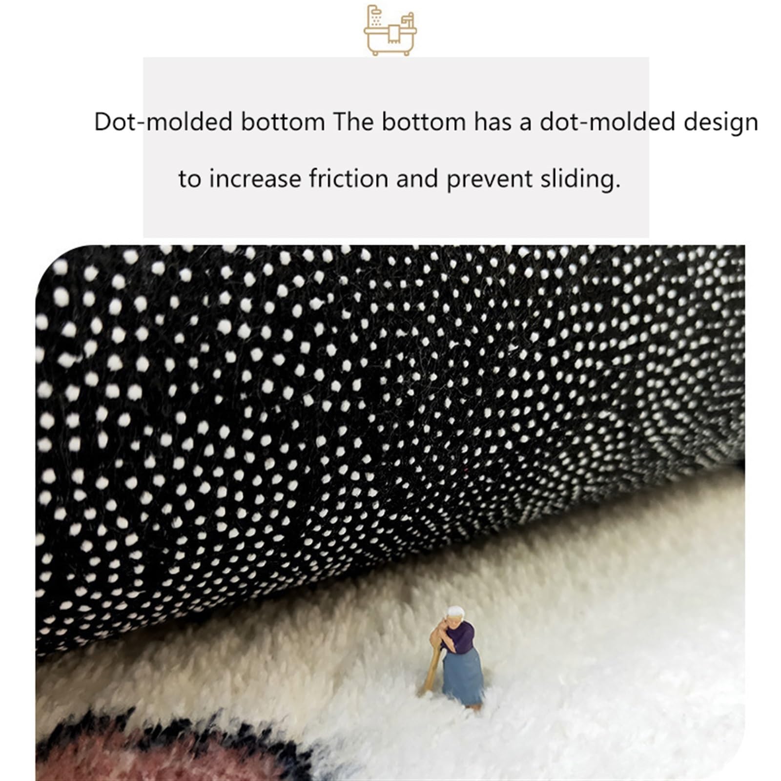 Alfombra lavable antideslizante, alfombra con forma, alfombra de imitación de cachemira, alfombra de suelo para decoración de dormitorios, alfombras modernas para sala de estar
