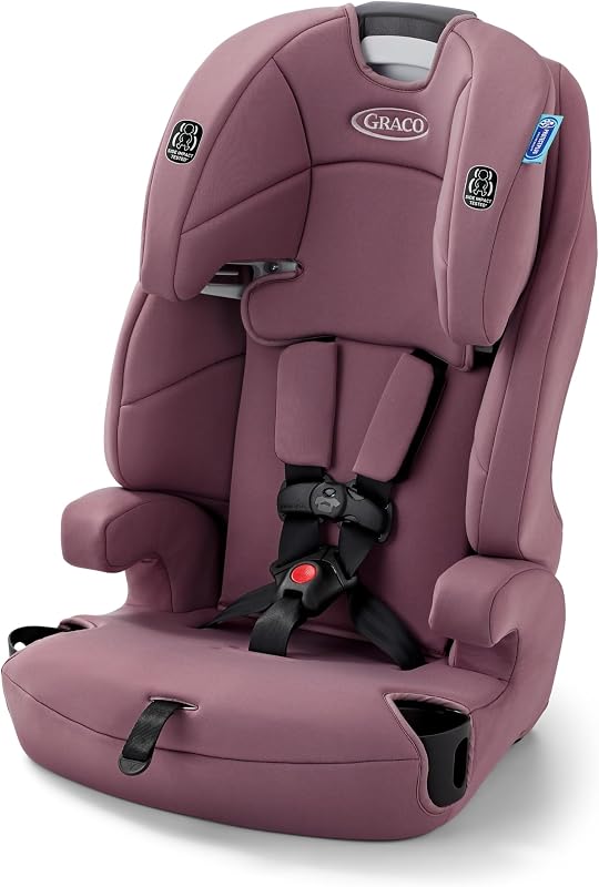 Graco® Tranzitions Asiento elevador para automóvil con arnés 3 en 1, asiento para automóvil orientado hacia adelante, respaldo alto y elevador sin respaldo, Eloise