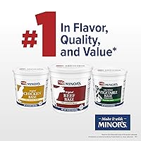 Vista 6 de Minor's Base de Res, Ideal para Caldo de Sopa y Salsas, 0 Gramos de Grasas Trans, Sin MSG Añadido, Recipiente de 16 oz