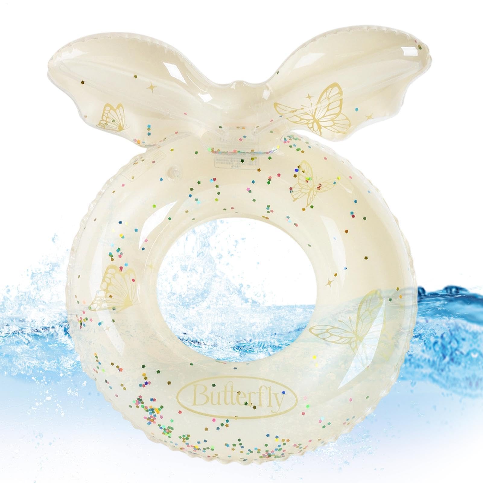 Tubos inflables para piscina, flotador con respaldo, anillo de flotación, para vacaciones de verano, viajes, parque acuático, fiestas al aire libre, patio trasero, niños y adultos