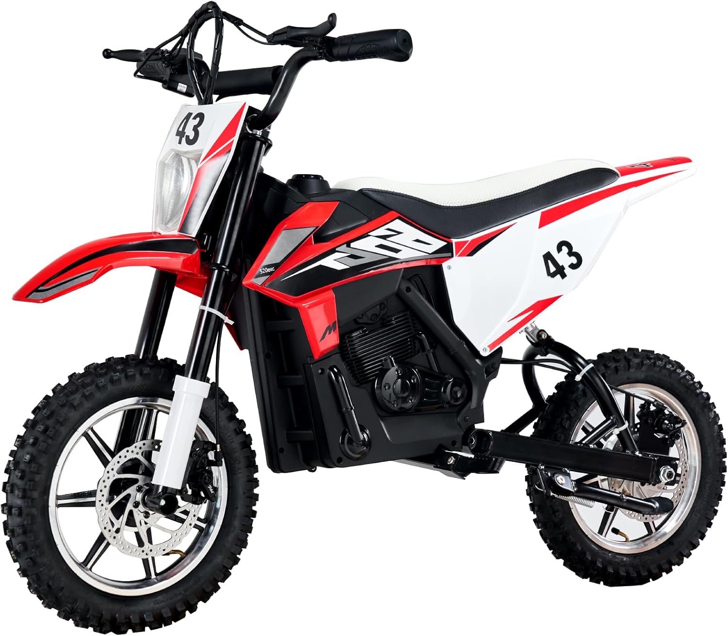 VEVOR Kids Ride On Motorcycle, 36V Battery Powered Electric Motorcycle with Speed Up to 15.5mph, Treaded Tires, Battery Gauge, Dual Brakes, Ride on Toys for Children Boys Girls Aged 14+