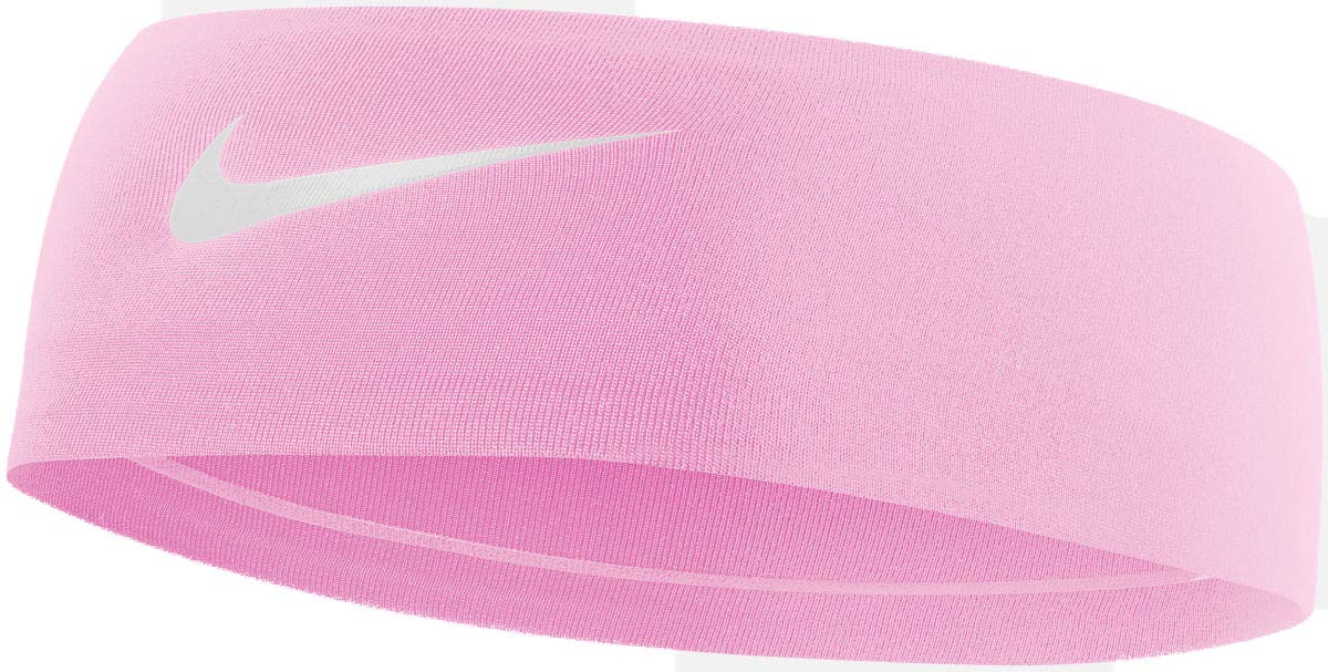 NIKE Women's Printed Fury Headband 2.0 (One Size, Pink Foam(N2528-694)/White)