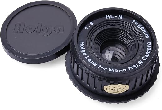 Holga 60mm f/8 Lens for Nikon DSLR Black