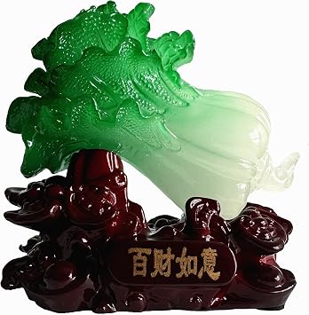 Betterdecor Feng Shui Bai Choi/Pok Choi The Cabbage Statue for Wealth Luck