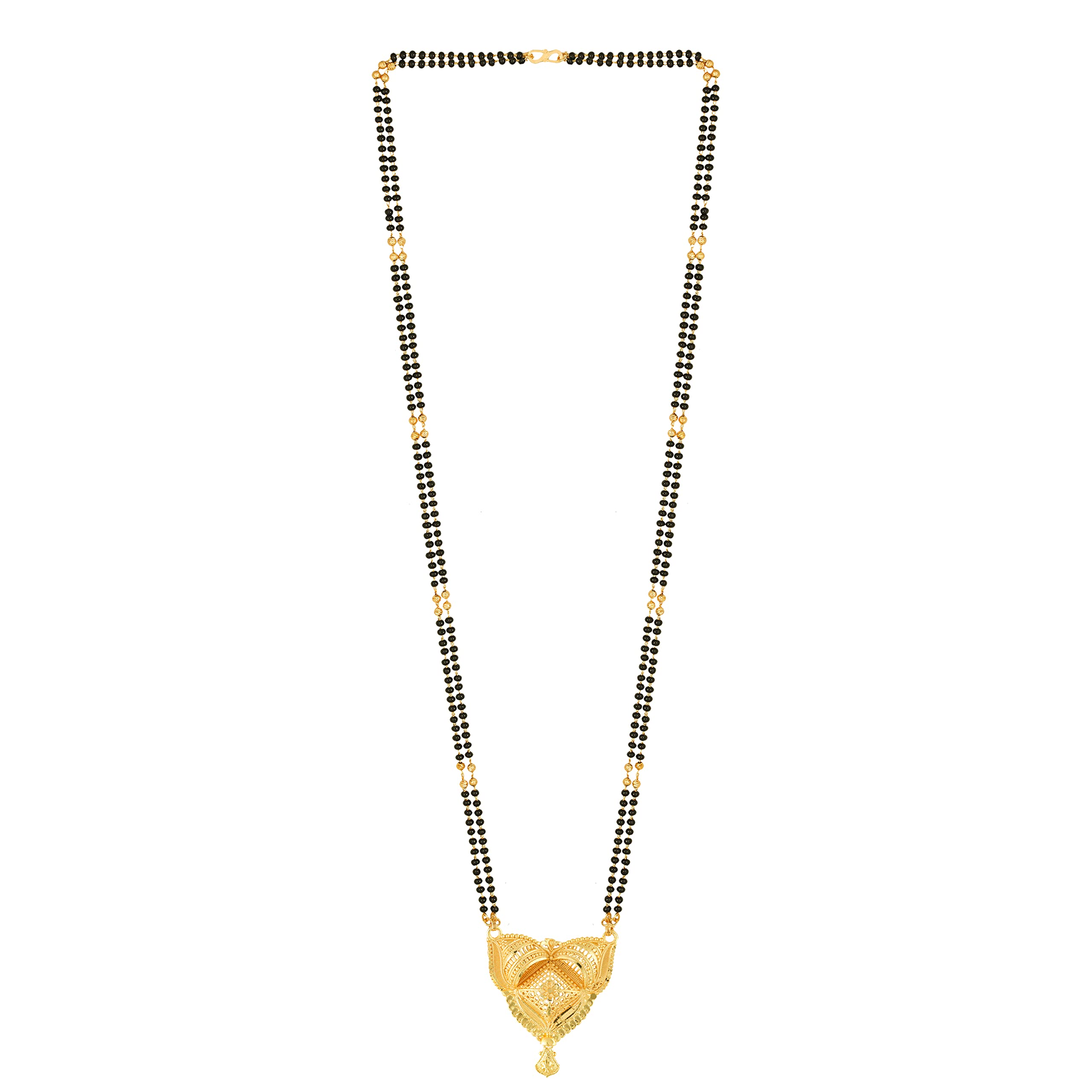 MEENAZ Mangalsutra For Women Girls Ladies Wife Temple South Indian Traditional 1 One Gram Gold Stylish Maharashtrian Long Chain Wati Mangal sutra Pendant Tanmaniya Black golden Nallapusalu Chains (B0BN1YWXP4) Amazon Price History, Amazon Price Tracker
