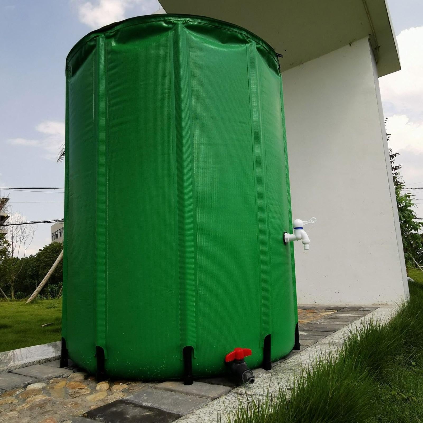 Barril de recolección de Agua de Lluvia,Barril de Lluvia portátil Tanque | Barril de agua de lluvia portátil retráctil para riego de jardines,
