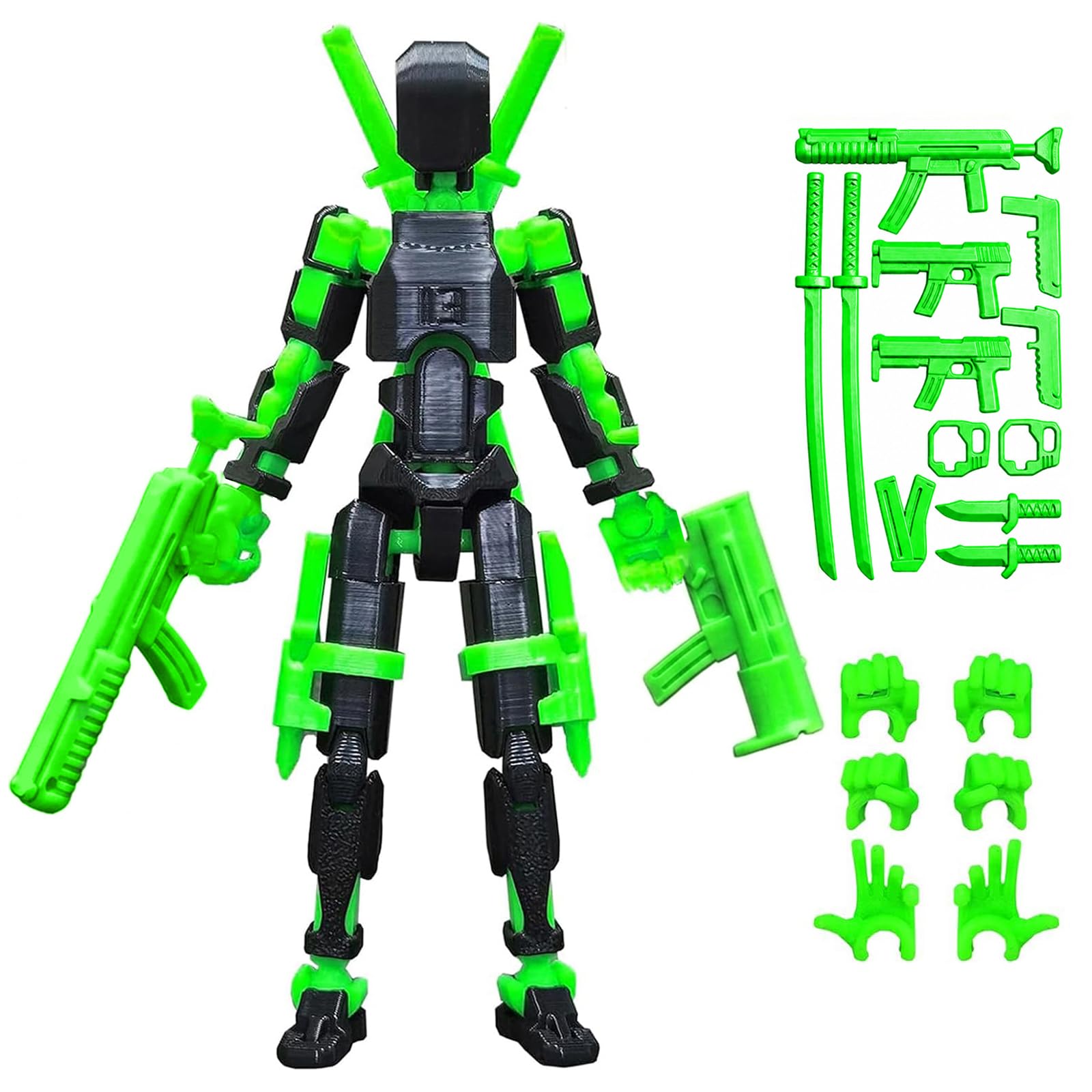 Amazon.com: altuco T13 Action Figure with Lots of Accessories,3D