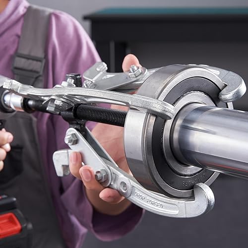 Miniatura 8 de VEVOR Juego de extractor de engranajes, kit de extractor de 3 pulgadas, 4 pulgadas, 6 pulgadas, 8 pulgadas, herramienta de extracción de polea de