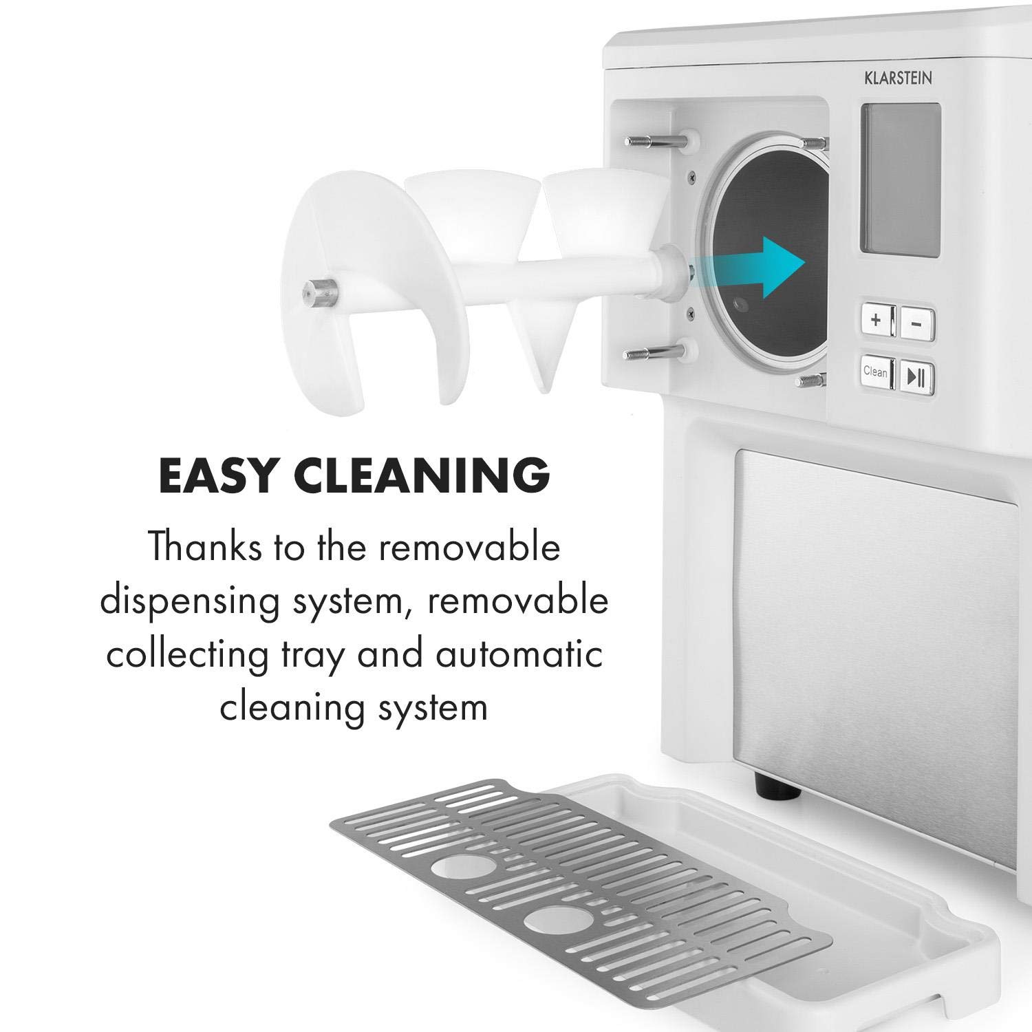 Buy Klarstein Sweet Sundae Ice Cream Machine, 1.5 litres, with Self