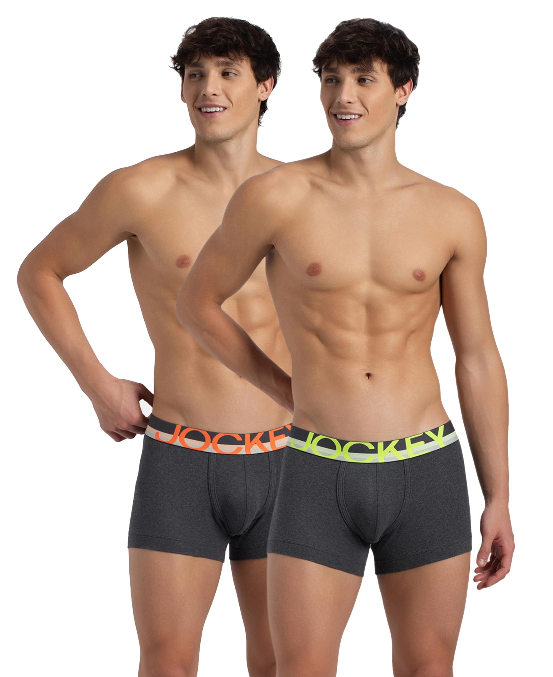 jockey FP03 Men's Super Combed Cotton Rib Solid Trunk with Ultrasoft Waistband-picture-38